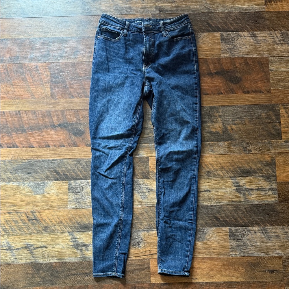 Old Navy Women's Skinny Jeans - Dark Blue